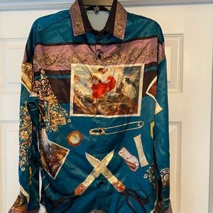 Men polyester blouse